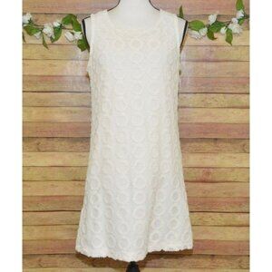 Isaac Mizrahi for Target Ivory Crochet Dress Size M Sleeveless Boho Cottage